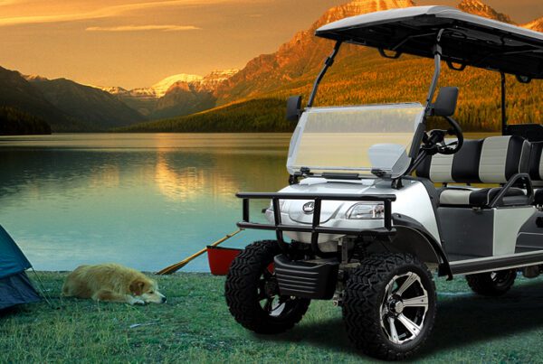 Golf Cart at the Lake