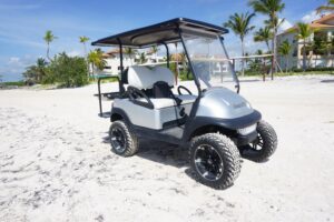 Golf Cart at the Beach