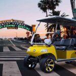 Golf Cart at Santa Monica Pier