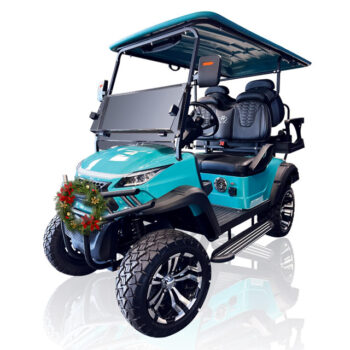 Venom Strike 4 Seater Teal Golf Cart Holiday