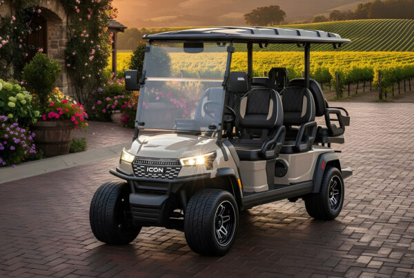 ICON i60X Golf Cart Champagne 7