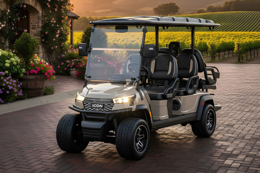 ICON i60X Golf Cart Champagne 7