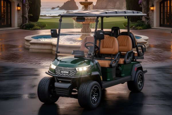 ICON i60X Golf Cart Forest Green 8
