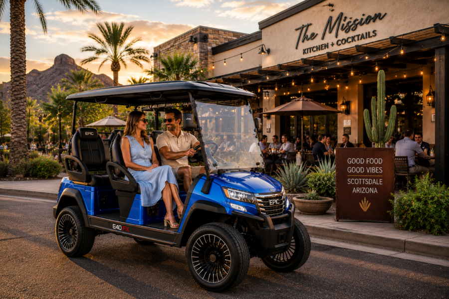 EPIC E40X Golf Cart in Scottsdale, Arizona
